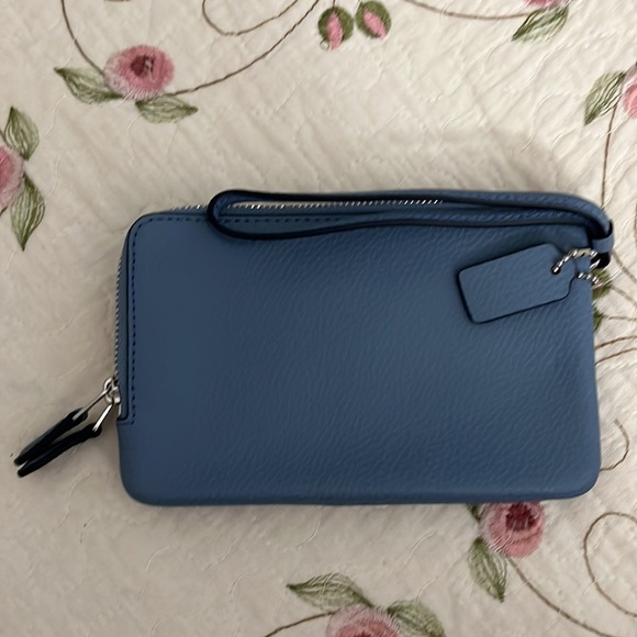 Coach wristlet Blue - Picture 4 of 4